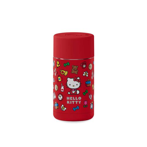 frank green 12oz Ceramic Cup with Push Button Lid Hello Kitty